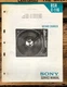 Sony / BSR C-116 Record Player / Turntable  Service Manual *Original*