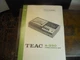 TEAC A-350 Stereo Cassette Deck INSTRUCTION MANUAL Tape Player