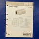 SONY CCD-G1S Service Manual Original Paper OEM Repair Guide - USA