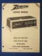 Zenith E475 E475-1 Service Repair Manual Factory Original The Real Thing # RA52 