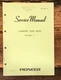 Pioneer CT-3131 Cassette Service Manual *Original*