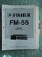 Fisher FM-55 service manual original repair book stereo tuner receiver radio