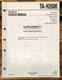 Sony TA-H2600 Amplifier Supp. Service Manual *Original* #1