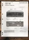 Kenwood GE-A5 Equalizer Service Manual *Original*