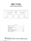 Service Manual Guide For McIntosh MC 7150