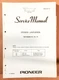 Pioneer SA-500A Amplifier  Service Manual *Original*