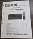 Denon AVR-2600 Receiver Service Manual - OEM