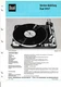 Service manual for Dual 1015 F