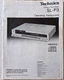 Technics SL-P3 CD Player Owners / User Manual *Original*