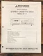 Mitsubishi DT-11 Cassette Service Manual *Original*