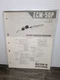 Sony ECM-50P Electret Condenser Microphone Service Manual Original OEM Vintage