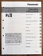 Panasonic MII VCR AU-62 / AU-63 - Original Factory Owner's Manual