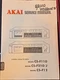 Akai CS-F110 F210/J F12 STEREO Cassette Deck  Original Repair Service Manual