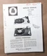 *Orig* BSR AA50 AA50/5 AA50/6 AA505DS Record Player Turntable Service Manual #2