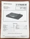 Fisher MT-883 Record Player / Turntable Service Manual *Original*