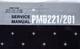 Original Vintage Marantz PMD221/201 Service Manual | Stereo Casette Recorder