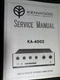 Kenwood KA-4002 Amplifier Service Manual Integrated Photocopy