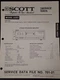 SCOTT H H SCOTT A4001 Amplifier Service Manual Original