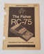 Fisher RC-75 Stereophonic Tape Cassette Recorder.  Service Manual.  1970.