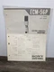 Sony Microphone ECM-56P Service Manual Genuine Original Paperwork Vintage 