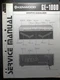 Kenwood GE-1000 Equalizer Service Manual Original