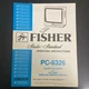Fisher Manual Instructions Pc-8326 Color Television RTV-8626 Remote