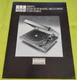 ADC 1500FG Turntable ORIGINAL LITERATURE rare ! NICE !!