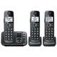 Panasonic KX-TG3833 M Metallic Black Cordless Phone System in Original Box