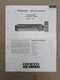 Onkyo Synthesized FM Stereo Tuner Model T-G10 Service Manual D-4739