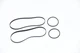 4PCS Belts for Sony TC-H1600 Cassette Player Tape Deck Recorder