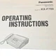 Panasonic KX-F780 Operating Instructions Manual - Telephone Answering System Fax