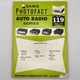 Sams Photofact Auto Radio Series Vol 119 April 1972 AR-119 Cartape Automatic