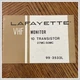 Lafayette VHF Monitor Manual 99-3533L Schematic 27-50MC 10-Transistor 1960s