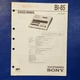 SONY BI-85 Service Manual Original Paper OEM Repair Guide - USA