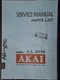 AKAI AA-1040 AA-1050 Receiver Service Manual & Parts List Original