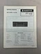 Sanyo FT U12 Original Service Manual Free Shipping