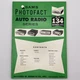 Sams Photofact Auto Radio Series Vol 134 Vtg December 1972 AR-134 Service Manual