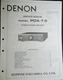 Denon POA-7.5 Amplifier Service Manual Original