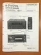 ORIGINAL SERVICE MANUAL & SCHEMATIC KENWOOD A-711/ 711L STEREO AMPLIFIER D398