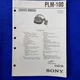 SONY PLM-100 Service Manual Original Paper OEM Repair Guide - USA