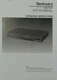 Technics ST-G460L AM / FM Radio Tuner - Operating Instruction - USER MANUAL 