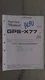 Pioneer gps-x77 service manual original repair book gps