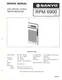 SANYO RPM 6000 AM/FM RADIO CLOCK REPAIR SERVICE MANUAL