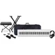 Yamaha P-225 88-Key Digital Piano with Warm Audio WA-CAB Headphone Package White