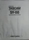 TASCAM SY-88 Owners Manual TEAC Synchronizer Board For DA-88 Photocopy