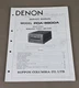 Denon Solid State Monaural Power Amplifier POA-6600A Service Manual D-4074