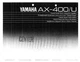 Operating Instructions for Yamaha AX-400