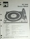 Dual PE 3048 Turntable Service Manual 