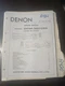Denon Model DCM-360/260 Service Manual Original Repair Book Stereo CD Player