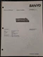 SANYO TP2670 Stereo Turntable Service Manual Original